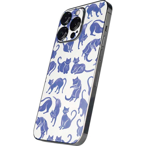 Blue Cats by Cat Coq iPhone 16 Pro Skin